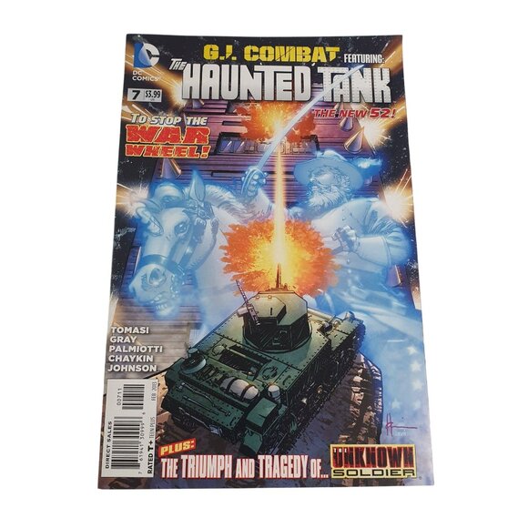 G.I. Combat Featuring The Haunted Tank Issue 7 DC Comics Bagged Boarded - Picture 1 of 2